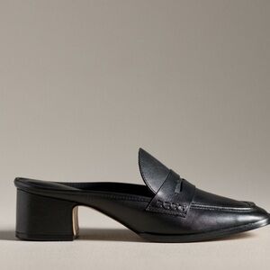 NEW Anthropologie Maeve Loafer Mule Heels